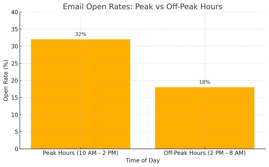 email timing