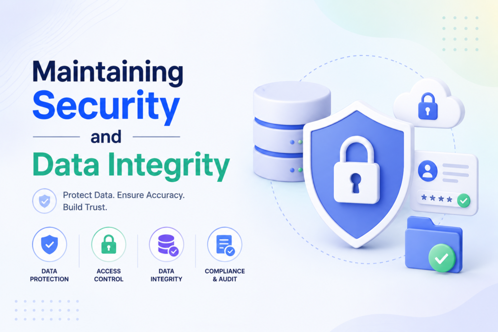 Maintaining security and data integrity