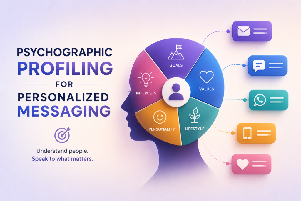 Psychographic profiling for targeted messaging
