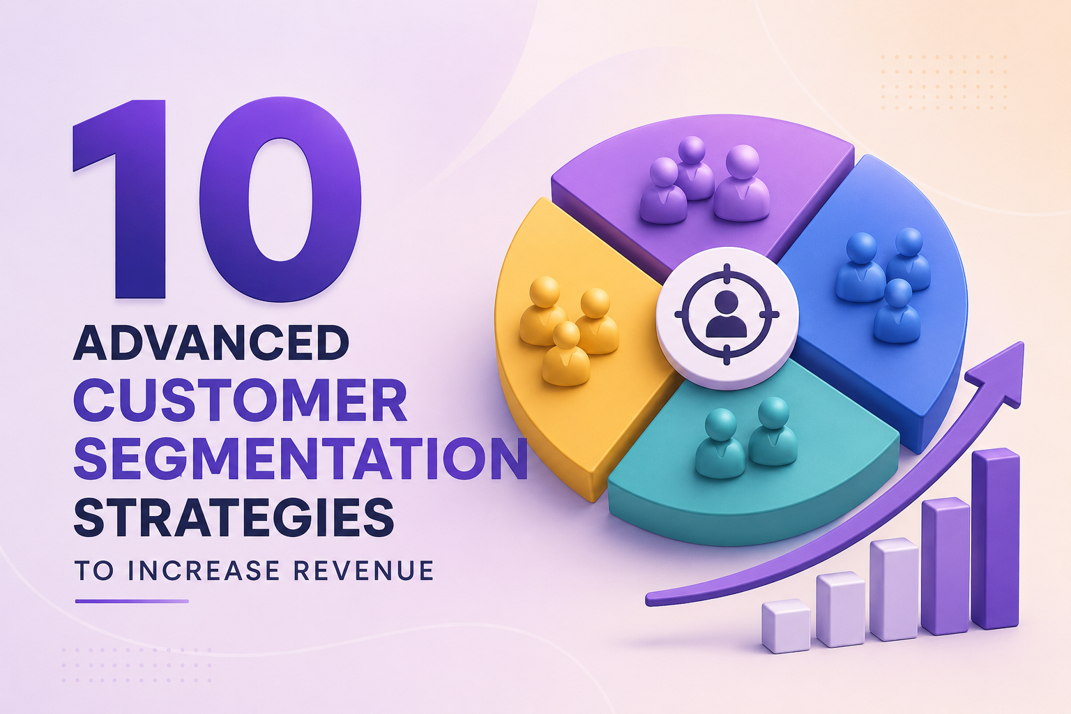 Advanced customer segmentation infographic