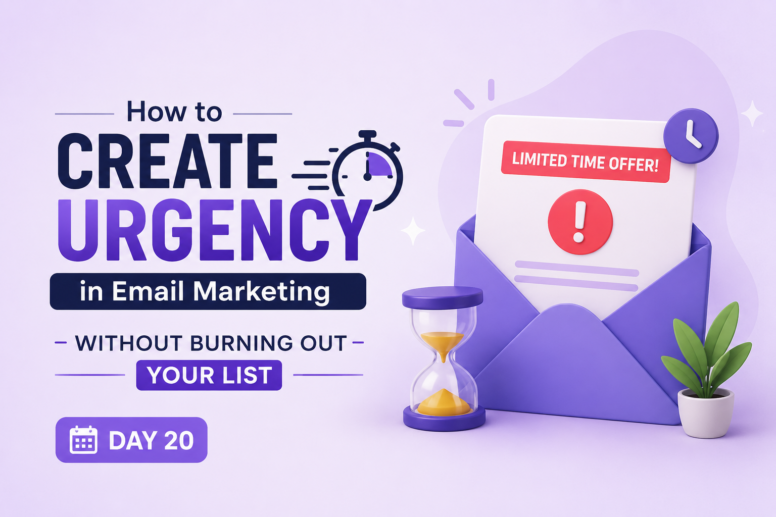 Creating urgency in email marketing