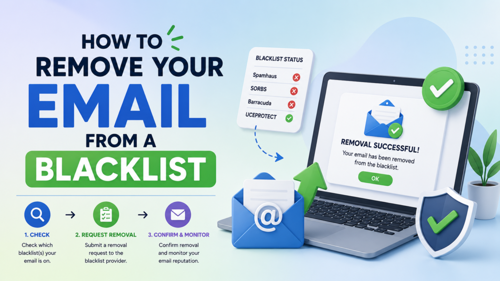 how to remove email from blacklist