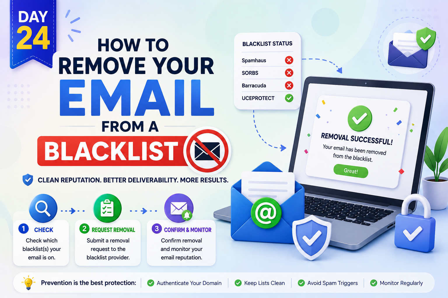email blacklisted
