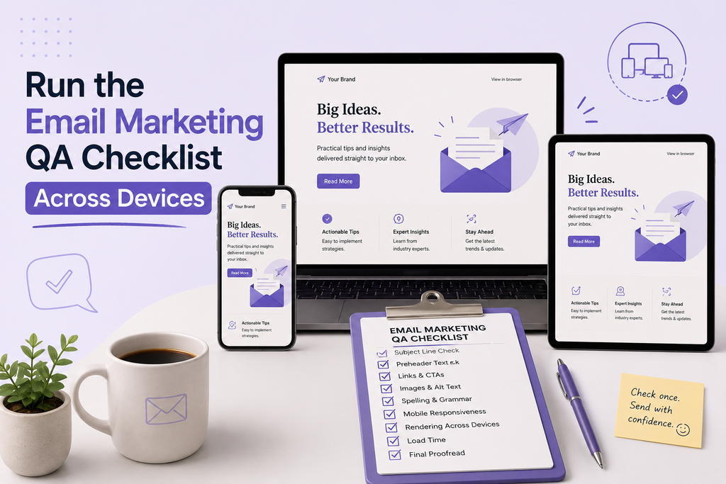 email marketing qa checklist