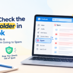 how to check spam folder in Outlook
